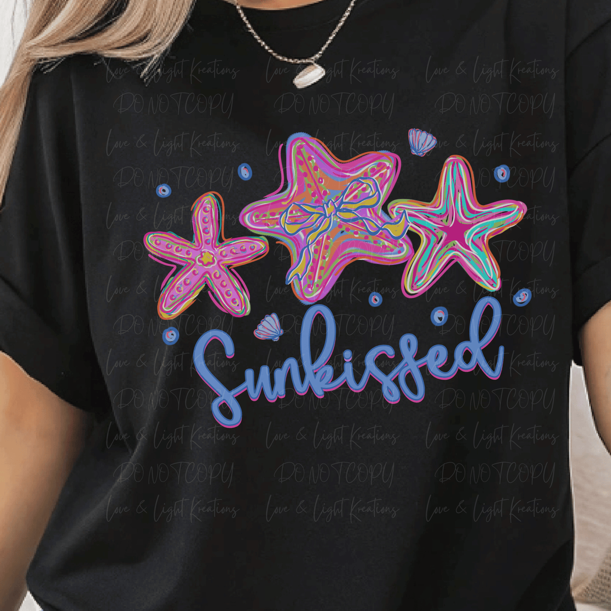 Sunkissed with Neon Starfish