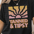 Sunset Tanned and Tipsy