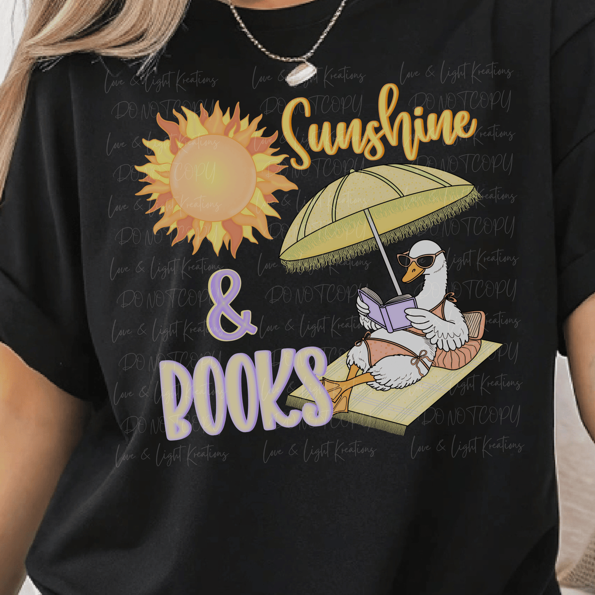 Sunshine and Books Goose Sunbathing