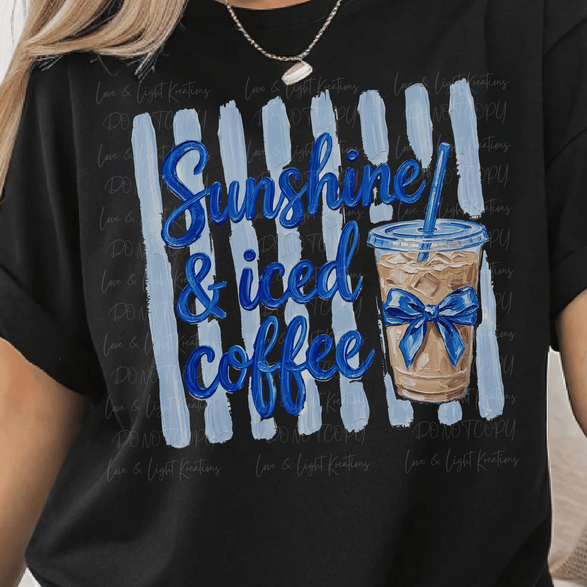 Sunshine and Iced Coffee Painted La Dolce Vita