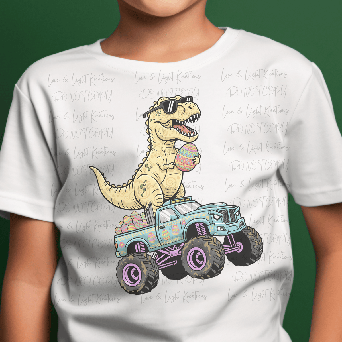 T-Rex Easter Monster Truck