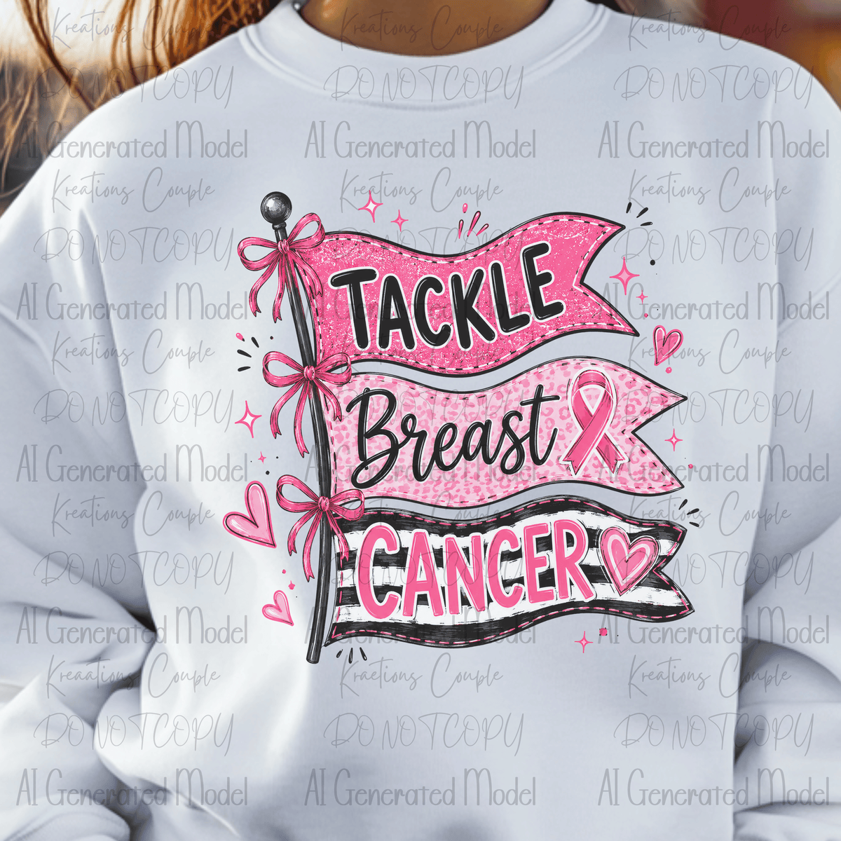 Tackle Breast Cancer Flags