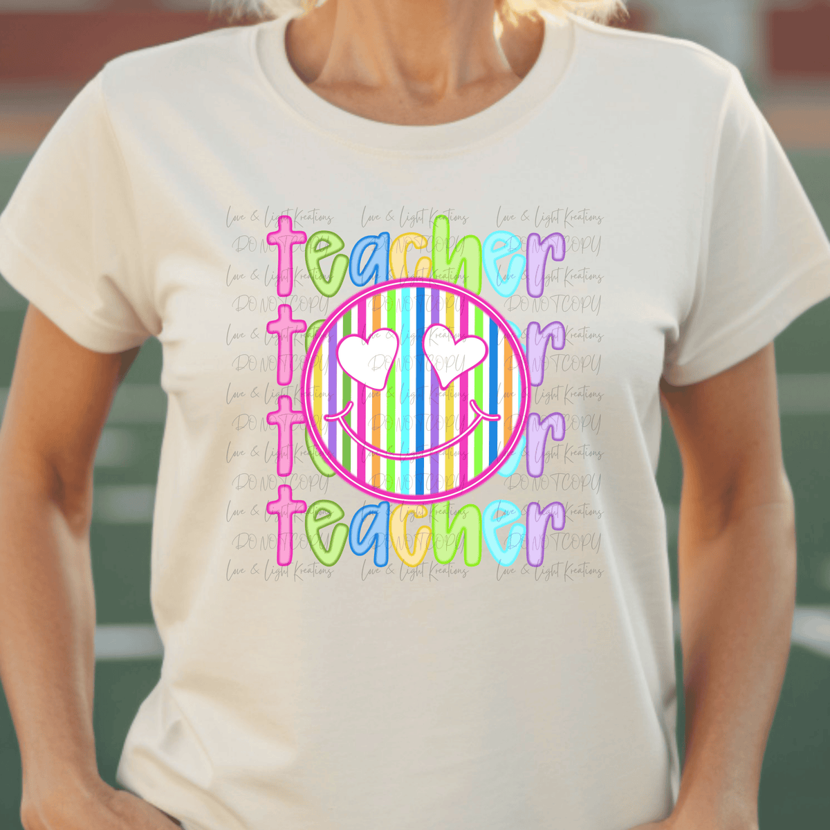Teacher Repeated Neon