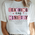 Teaching is My Ministry Col 3_23 with Magazine Letters