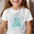 Teal Doodle 100 Days of School