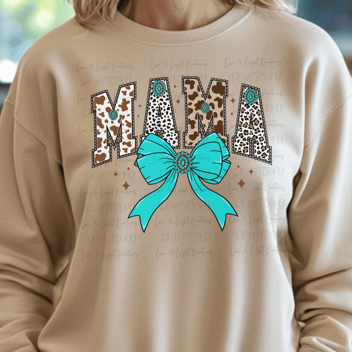 Teal Western Mama