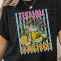 Tequila Sunshine with Blue Stripes
