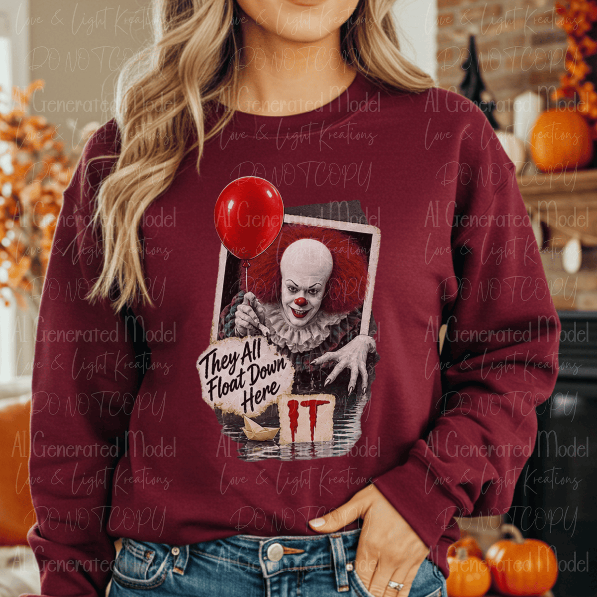 They All Float Red Balloon Clown