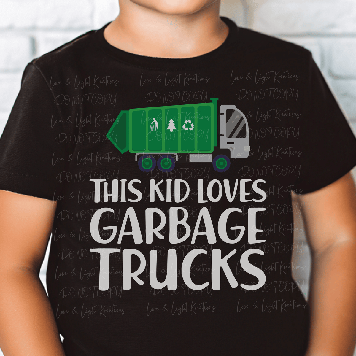 This Kid Loves Garbage Trucks with Truck