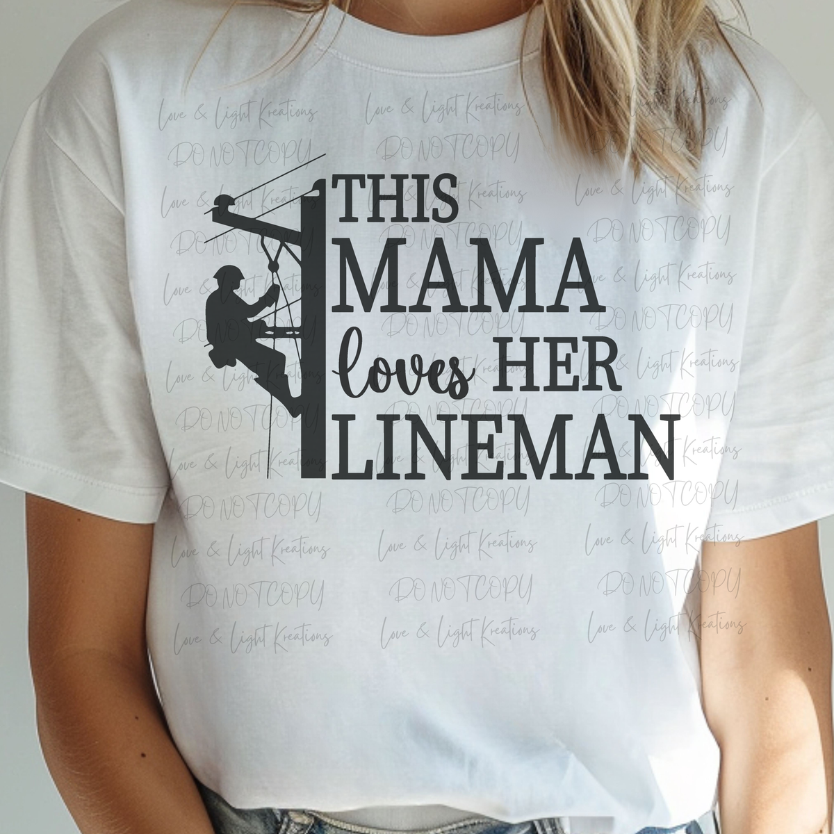 This Mama Loves Her Lineman with Lineman