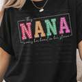 This Nana Wears Her Heart on Her Sleeve with Polka Dot Letters