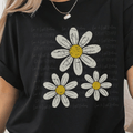 Three White Daisies