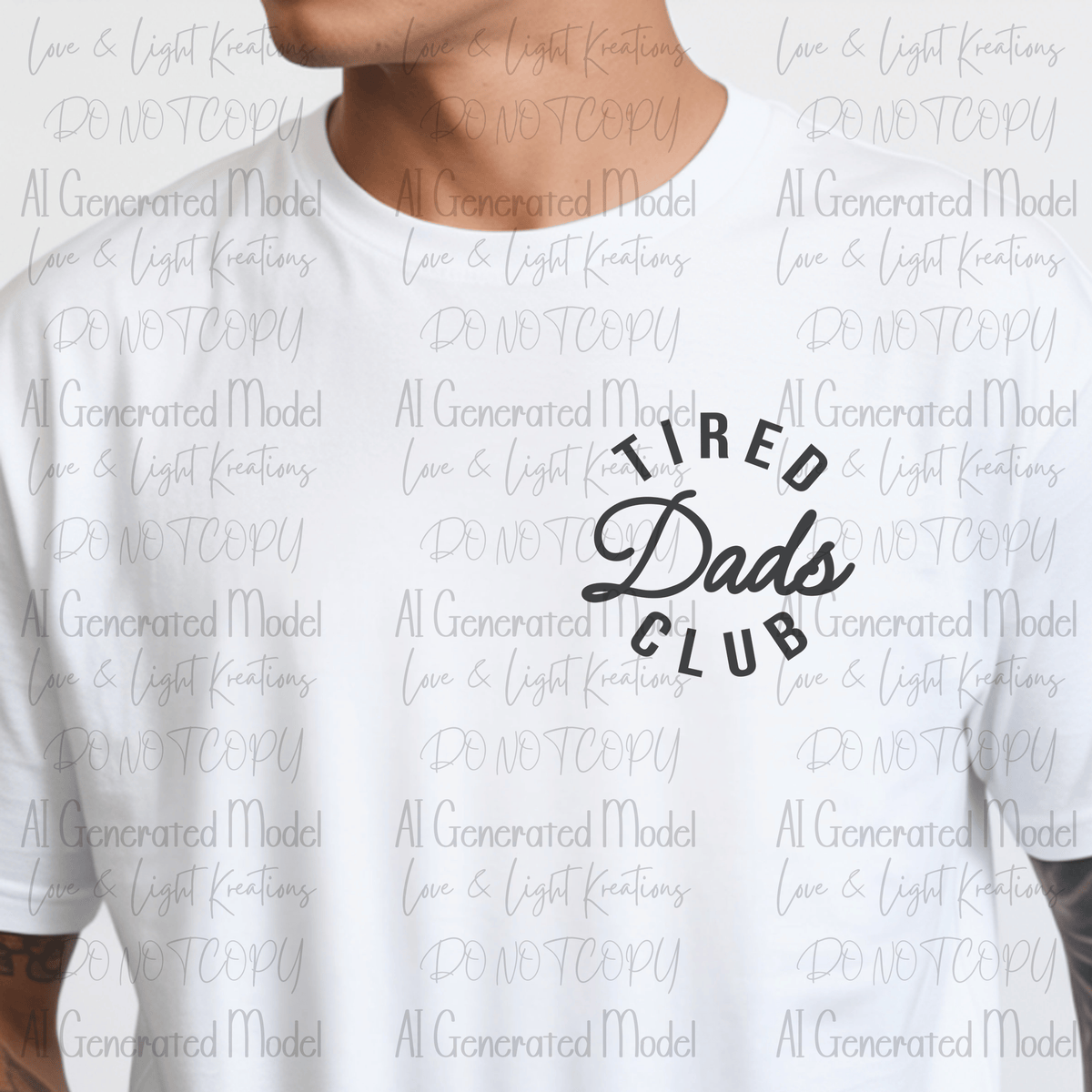 Tired Dad Club Front