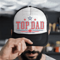 Top Dad Red and Blue