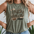 Touchdown Season Football Stamp Black Outline