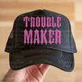 Trouble Makers Distressed Gothic Pink