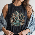 Turquoise  Western Cowgirl Boots