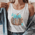 Turquoise Western Fall Pumpkin