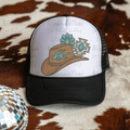 Turquoise Western Hat