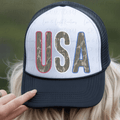 USA Camo Outline in Red White and Blue
