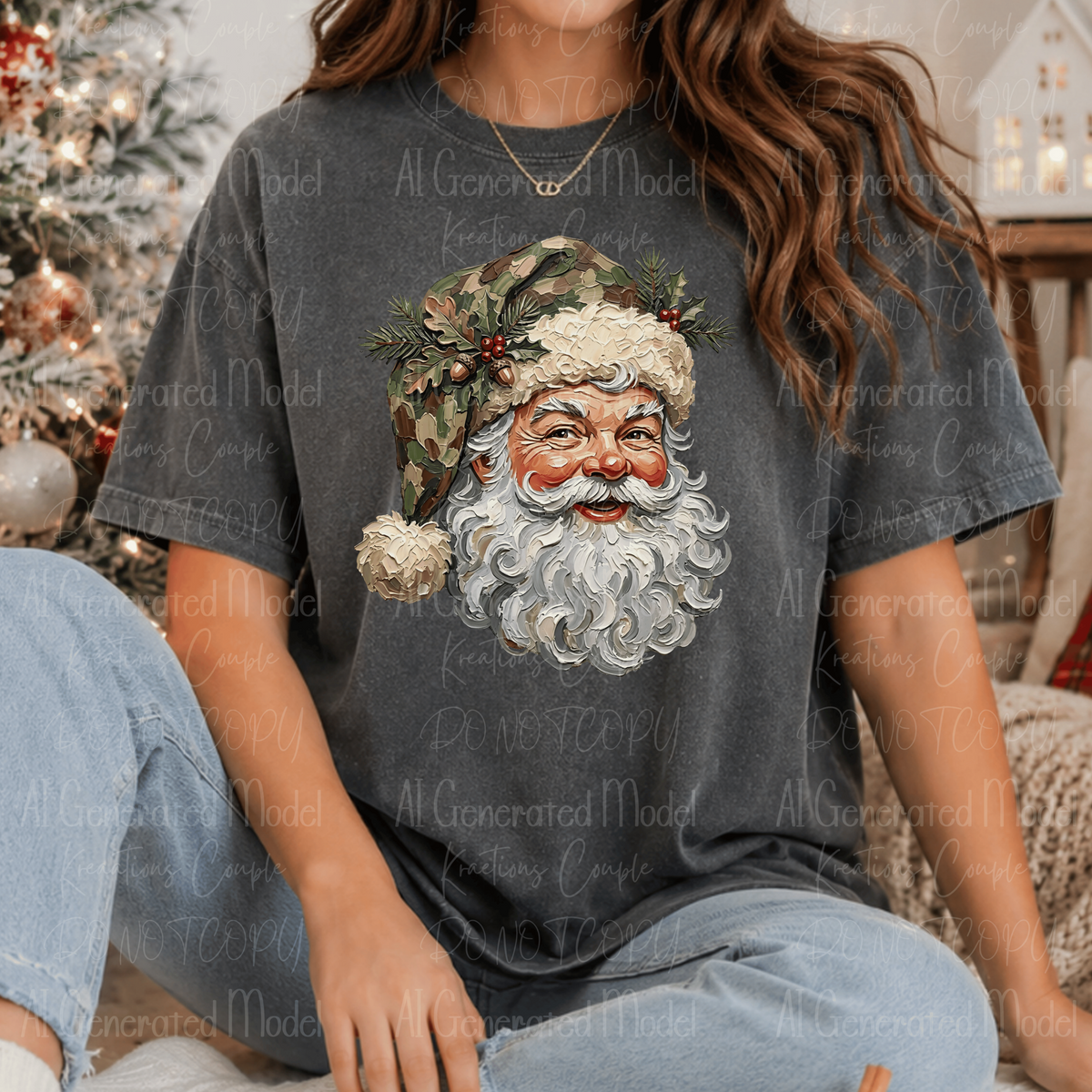 Camo Santa Graphic