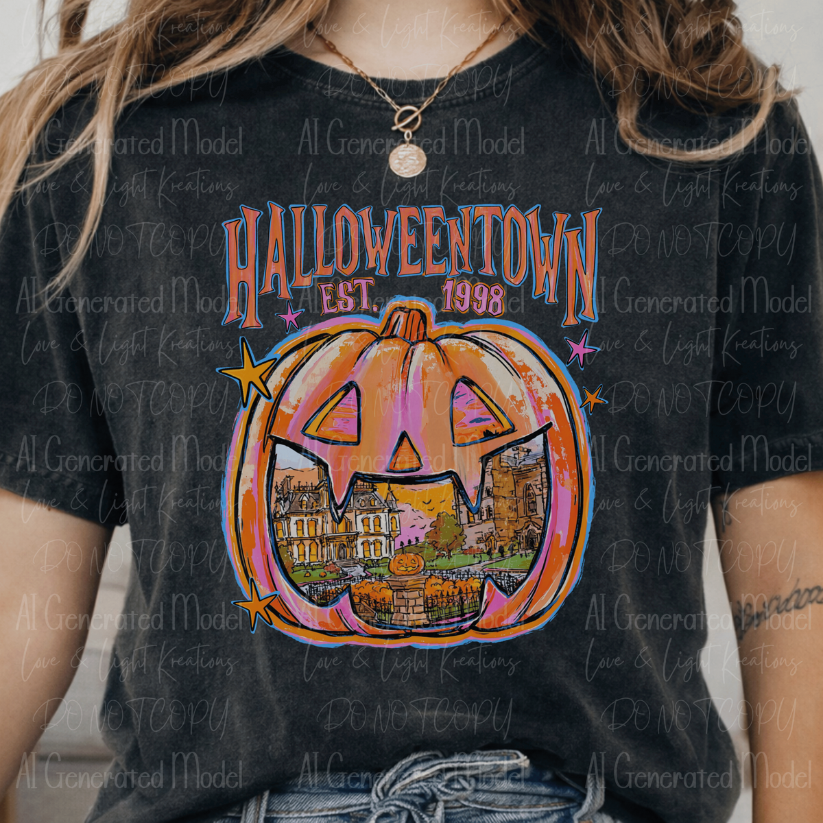 Halloween Town Pumpkin Tee