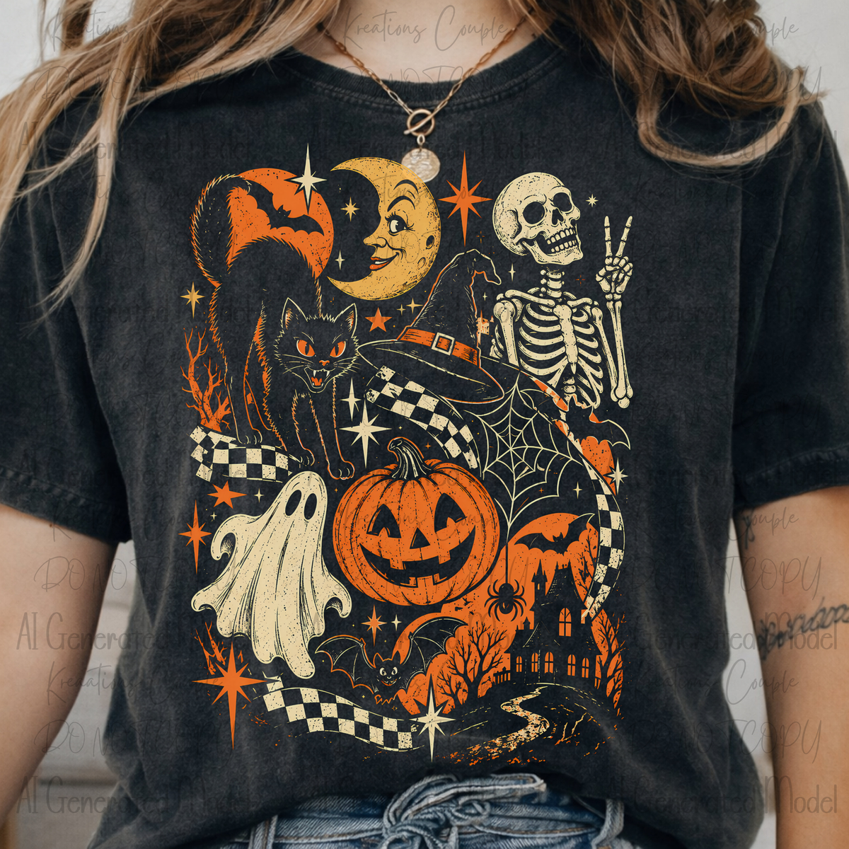 Vintage Halloween Collage