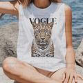 Vogue Leopard Necklace Black