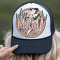 Wester Mama with Cowprint Lightening Bolt