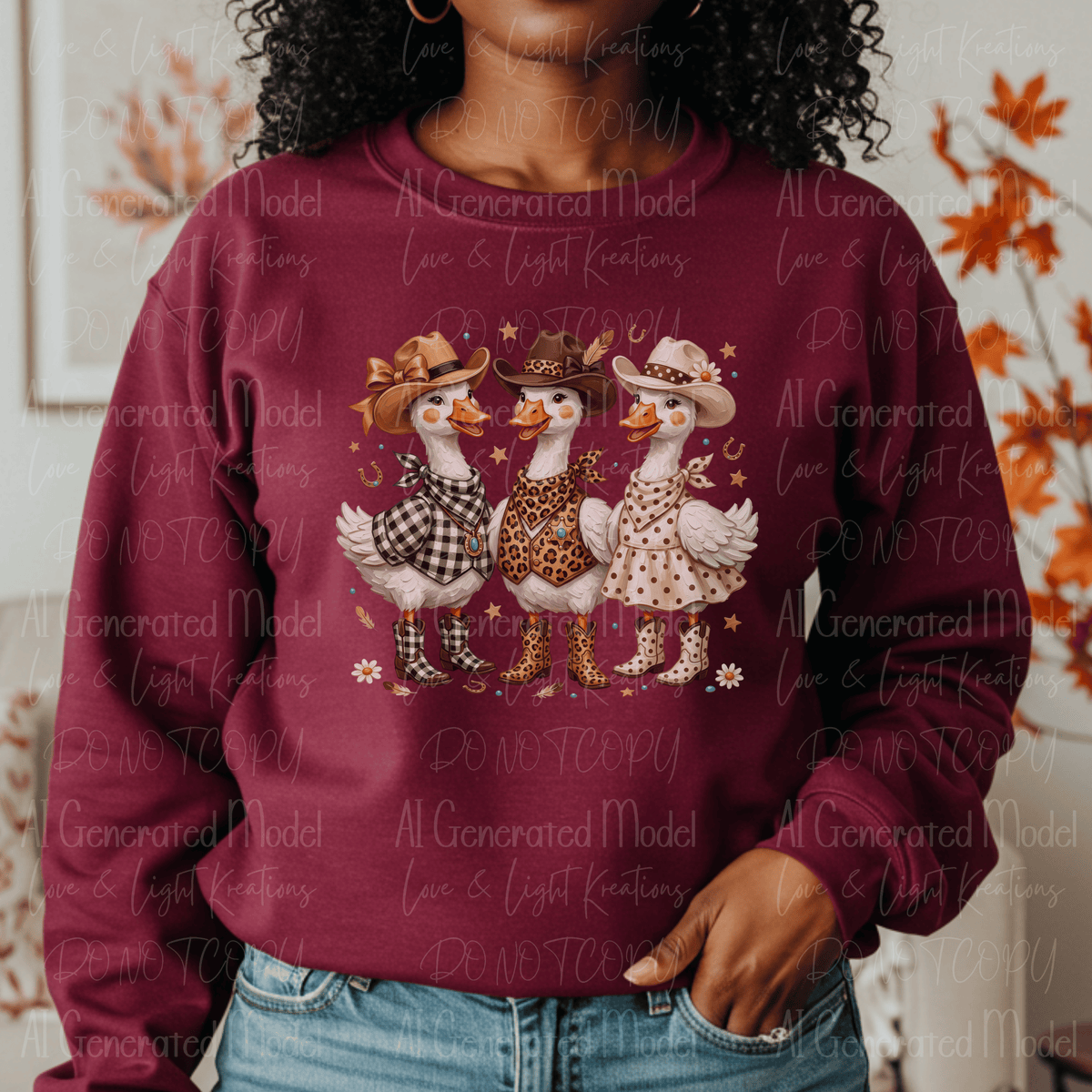 Western Geese Cowgirl Hats Patterns