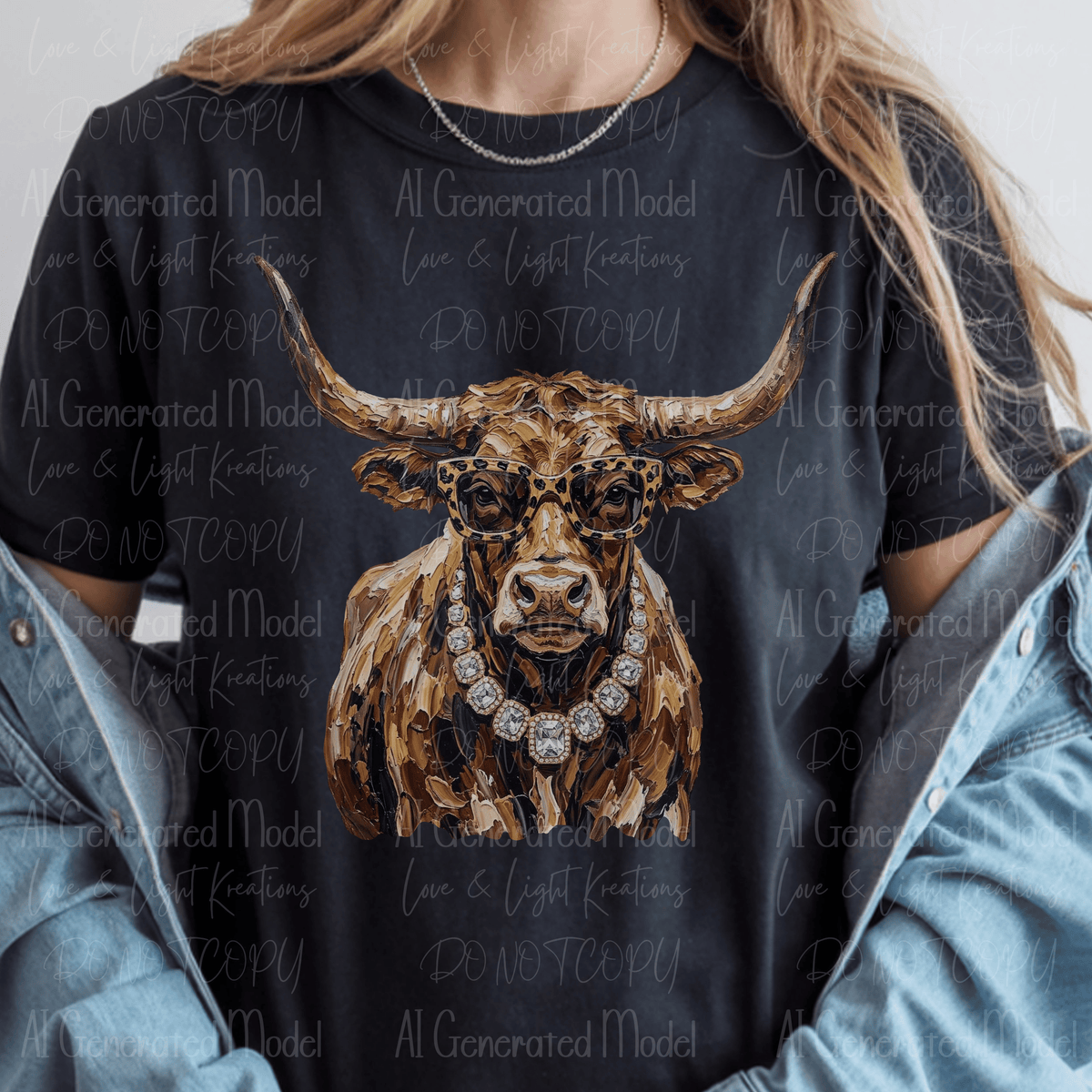 Western Glam Longhorn