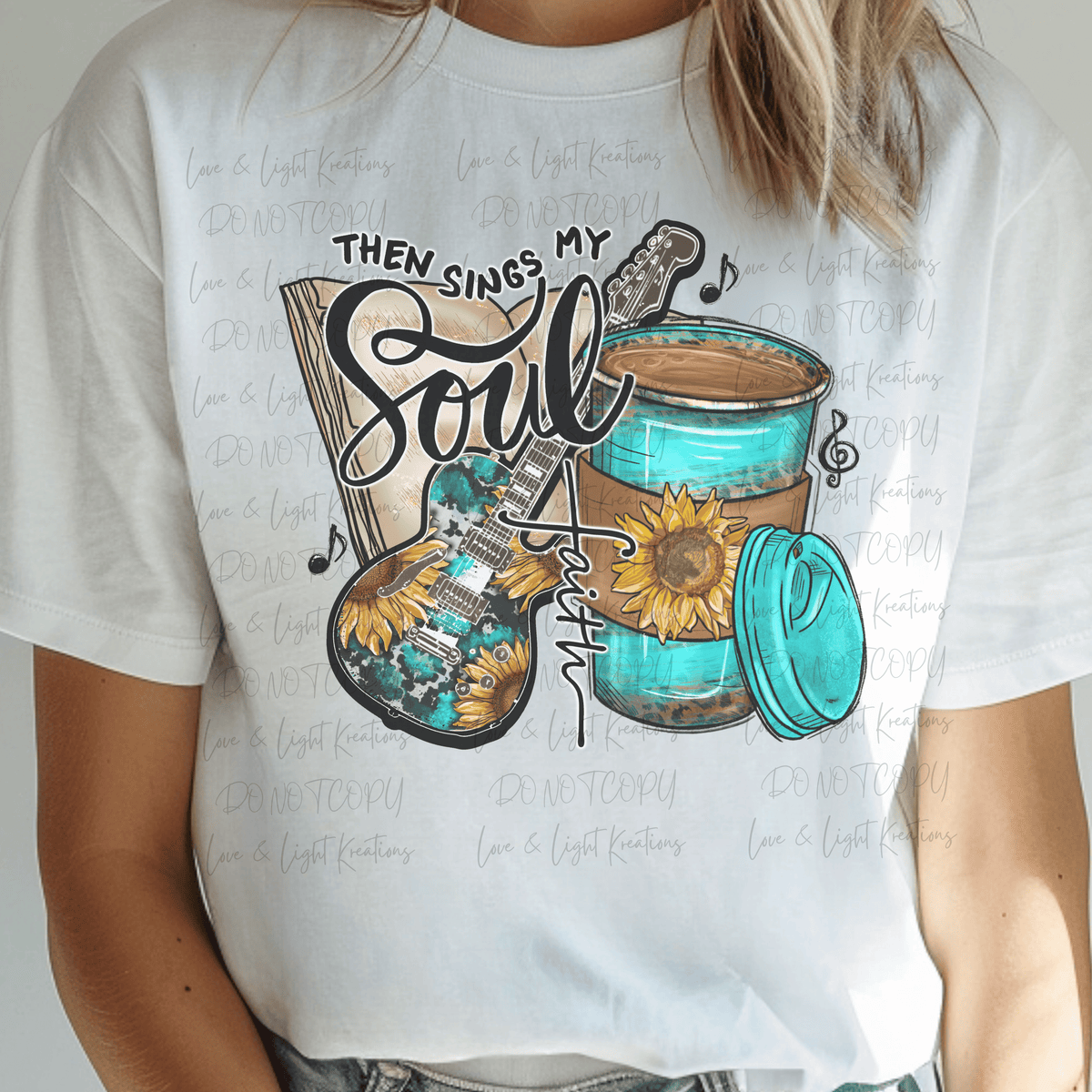 Western Then Sings My Soul with Turquoise and Sunflowers