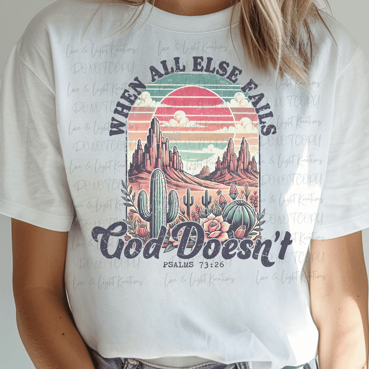 When All Else Fails God Doesn't with a Dessert Scene