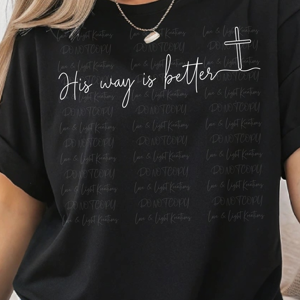 White Script His Way is Better