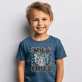 Wild Child Rock Hand with Lightening Bolts and Camo