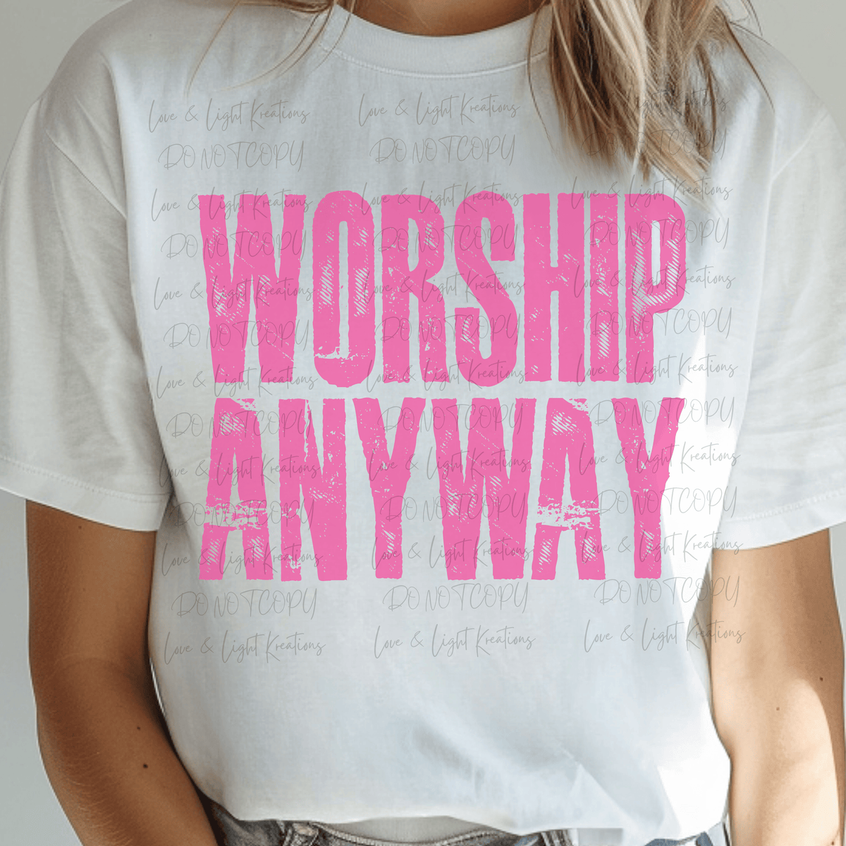 Worship Anyway in Pink