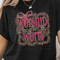 Worship Through the Worry with Pink and Leopard Print