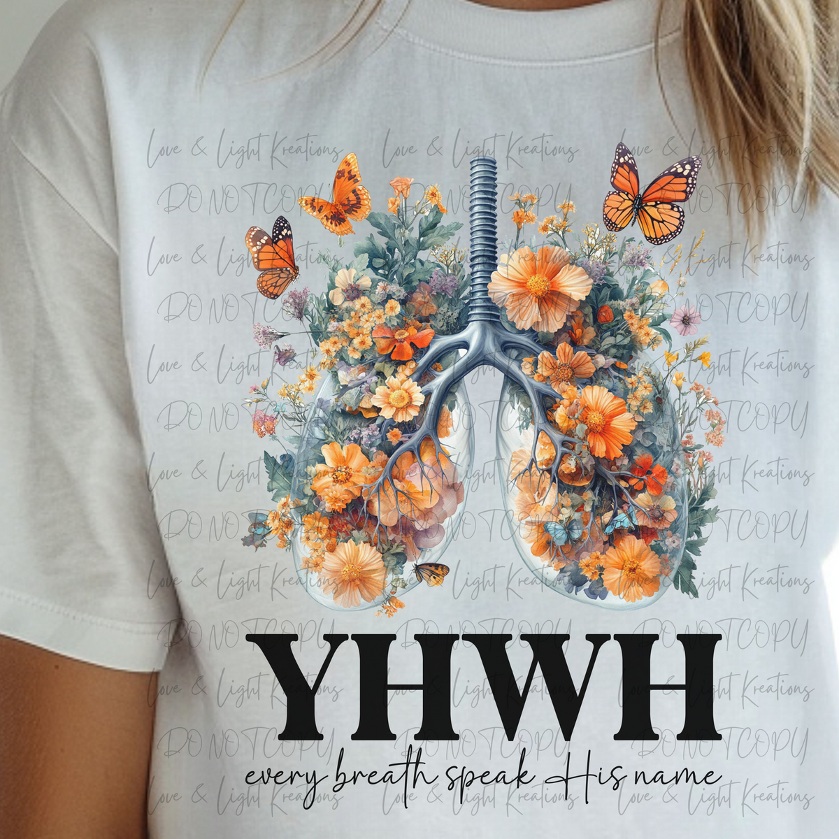 YHWH Lungs Black