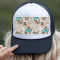 Yeehaw Soda Western Hat Background