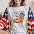 You Look Like the 4th of July Patriotic Dachshund Hot Dog