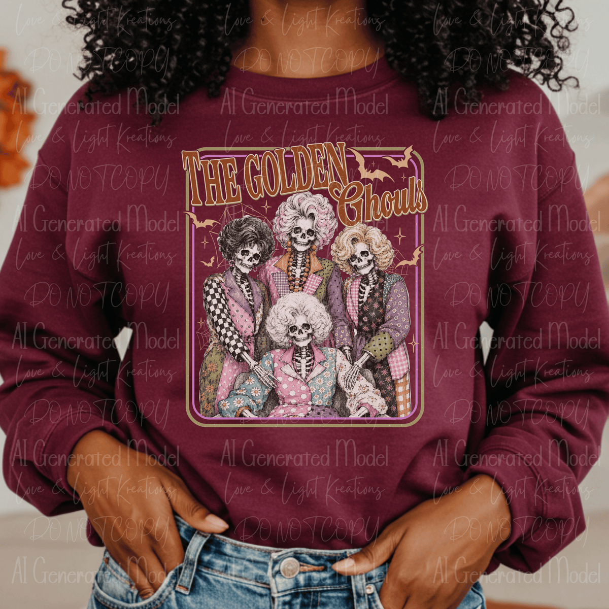 The Golden Ghouls Tan Bats